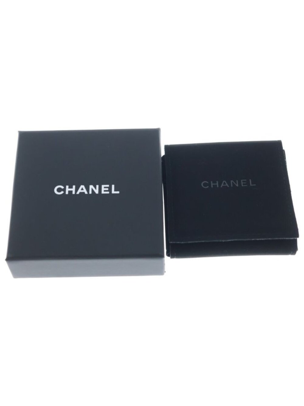 Chanel CC Logo Rhinestone Brooch Gold - Picture 6 of 6